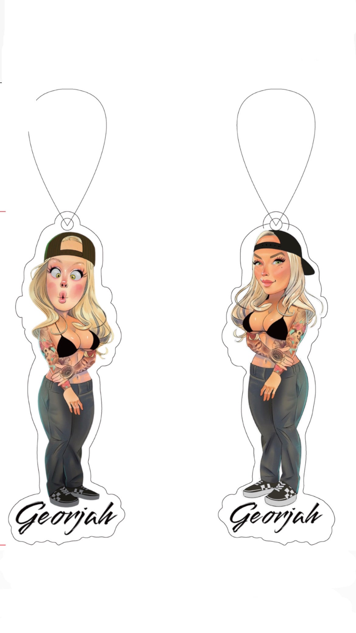 Georjah Double Sided Air Freshener Georjah Ltd