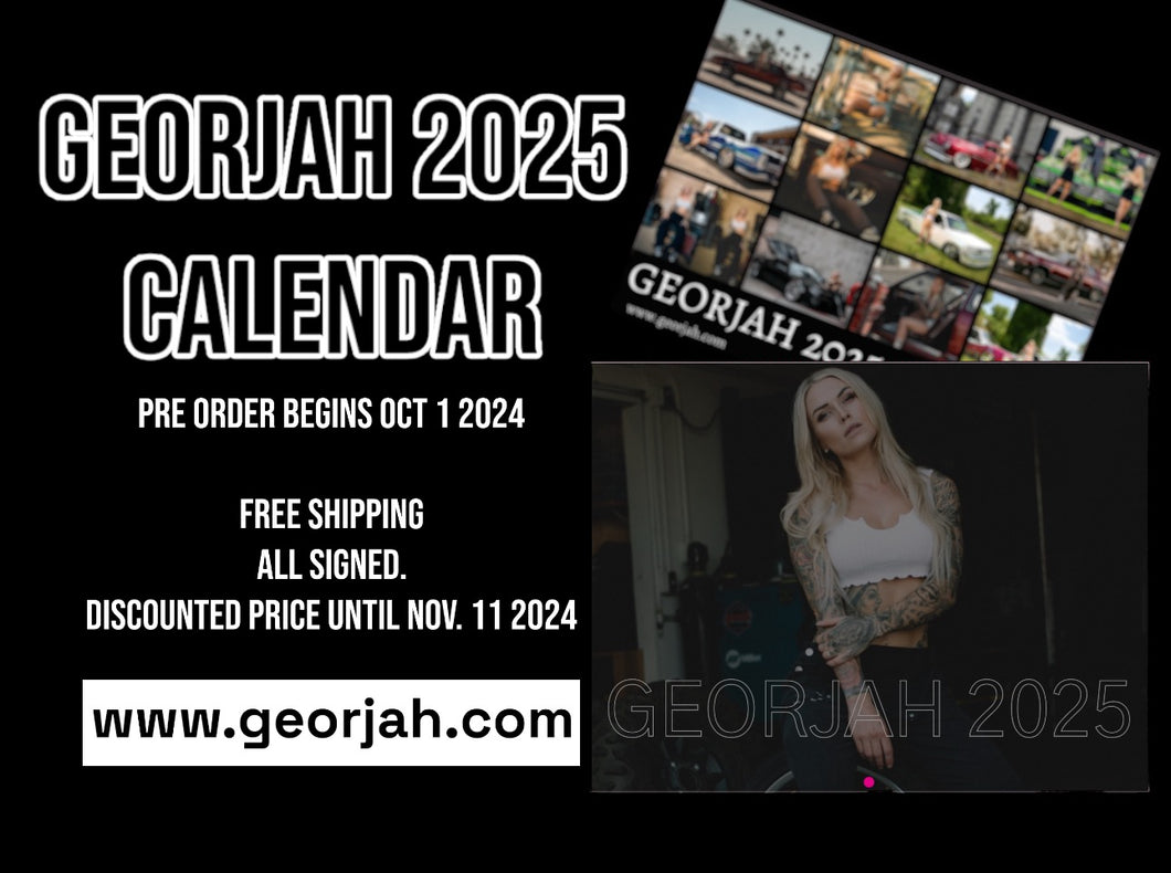 GEORJAH 2025 CALENDAR