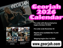 Load image into Gallery viewer, GEORJAH 2026 CALENDAR
